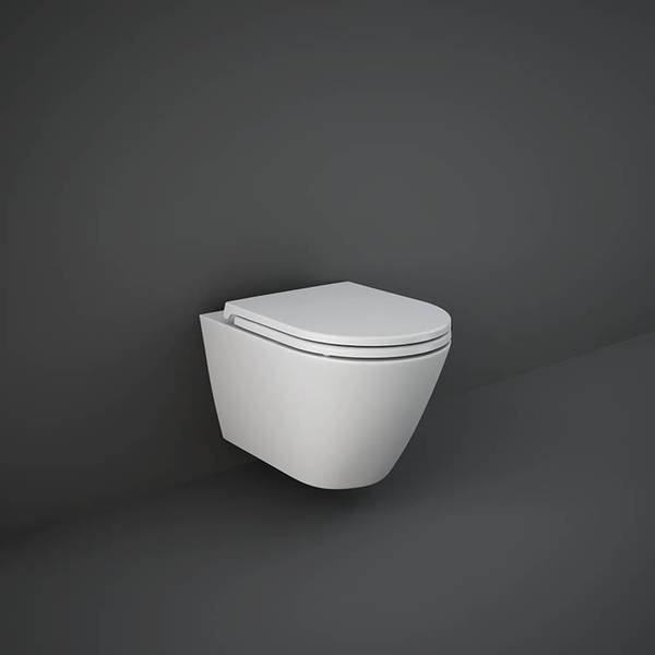 RAK Feeling Vaso WC Sospeso Rimless con Fissaggio Nascosto Matt White - Art. RST2301500A