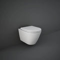 RAK Feeling Vaso WC Sospeso Rimless con Fissaggio Nascosto Matt White - Art. RST2301500A