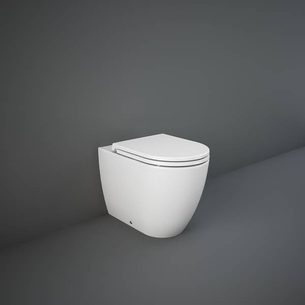 Rak Evo Vaso WC Rimless con Scarico Universale 54 cm Matt White - Art. RST1901500EA