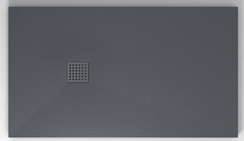 LIME Piatto Doccia Antracite 80x100 cm – Marmo e Resina